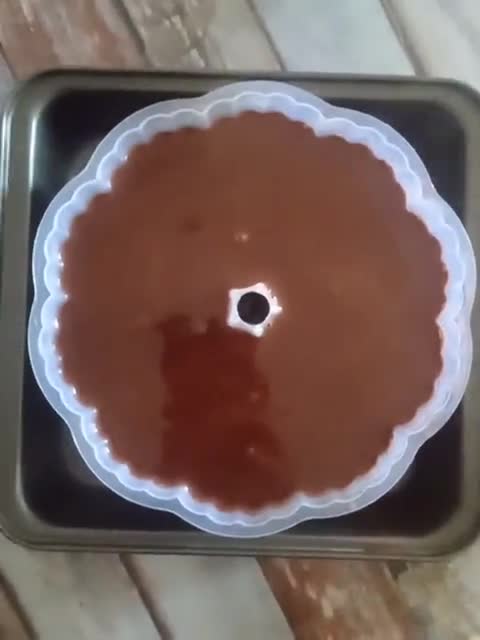 Gambar langkah 4 resipi Agar -Agar Milo.