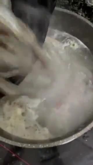 Gambar langkah 1 resipi Laksa Sarawak.