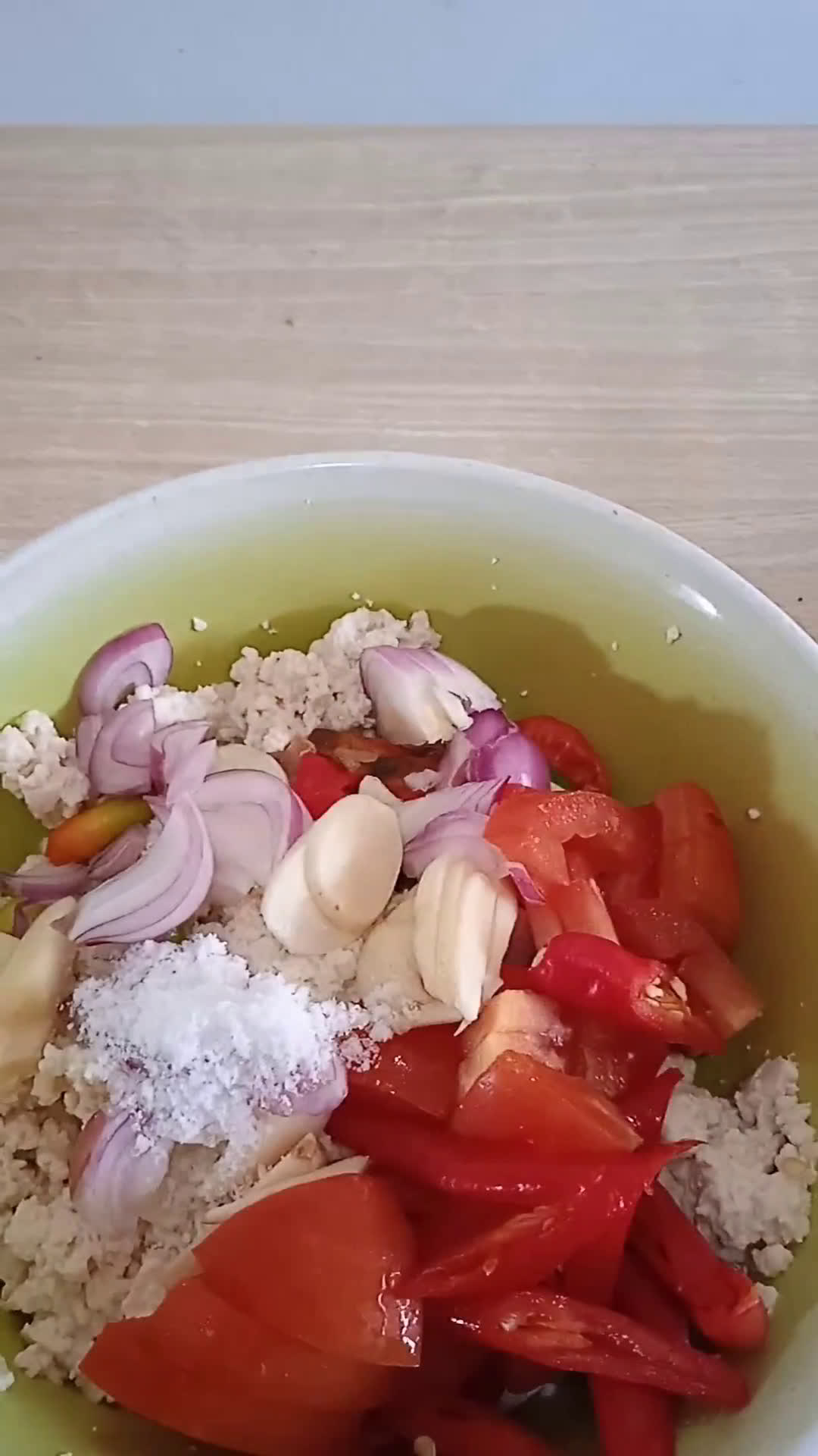 Foto langkah ke 3 dari resep Papais Tahu khas Sunda.