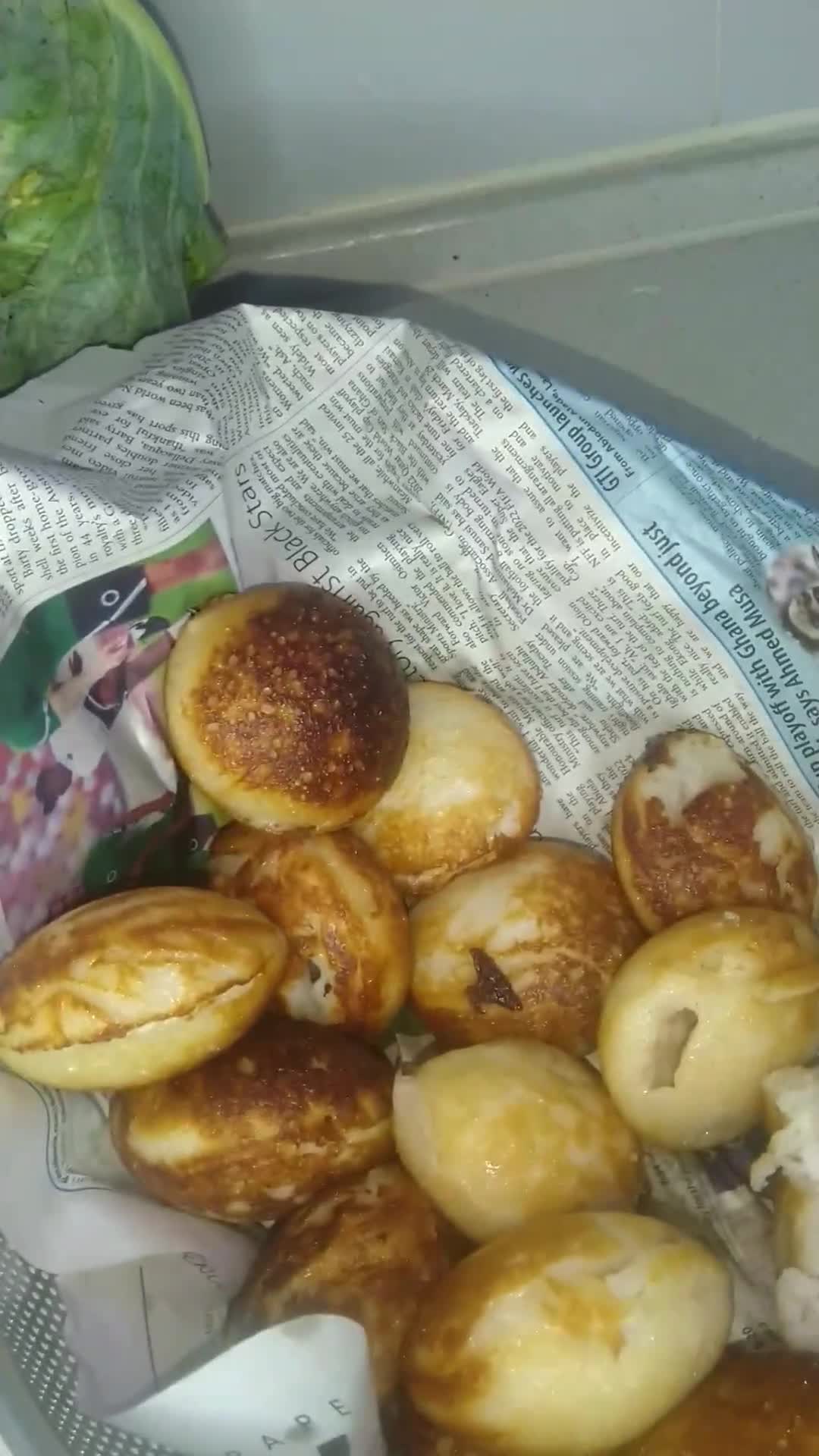 A picture of step 17 of Masa also known as waina.