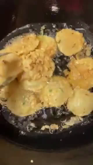 A picture of step 3 of Kenyan Potatoes Fritters/Bhajiya.