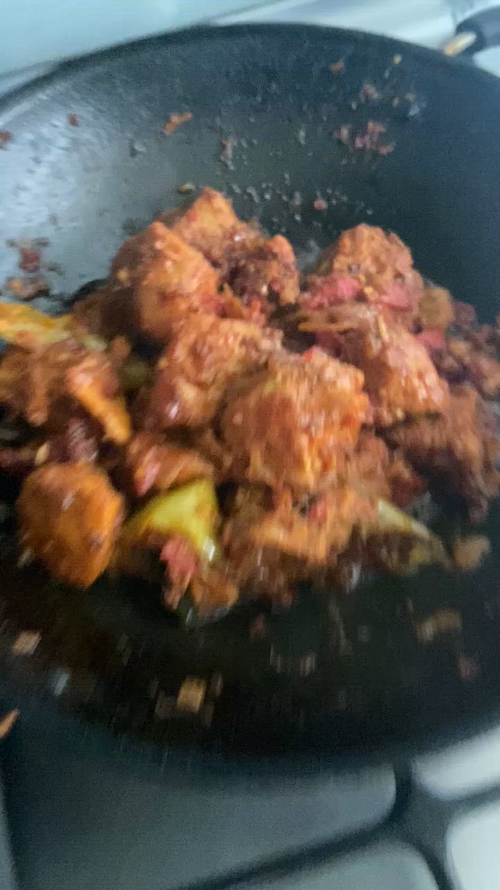 A picture of step 7 of Tuna Masala.