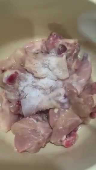 A picture of step 1 of Butter Chicken.