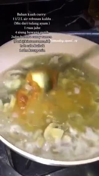 Foto langkah ke 4 dari resep 40. Mie ramen kuah kari.