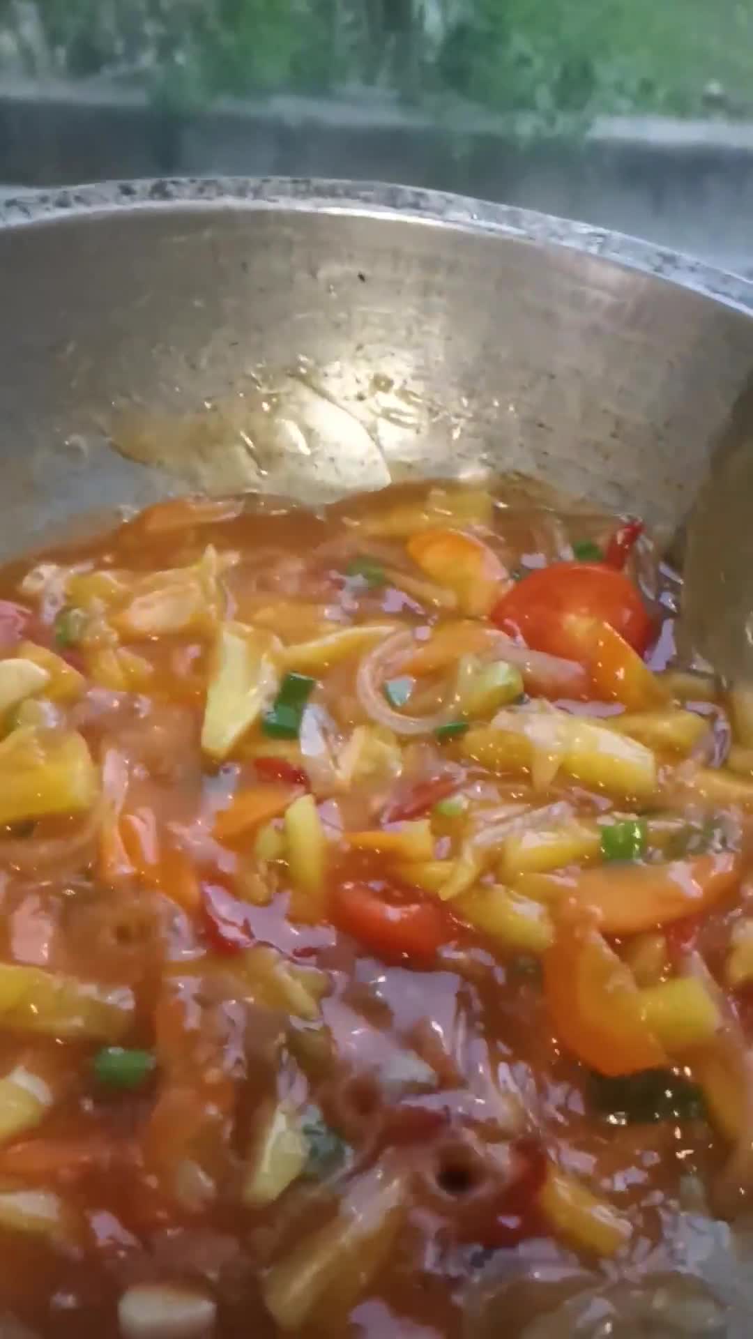 Foto langkah ke 8 dari resep Koloke- Ayam goreng saus Nanas.