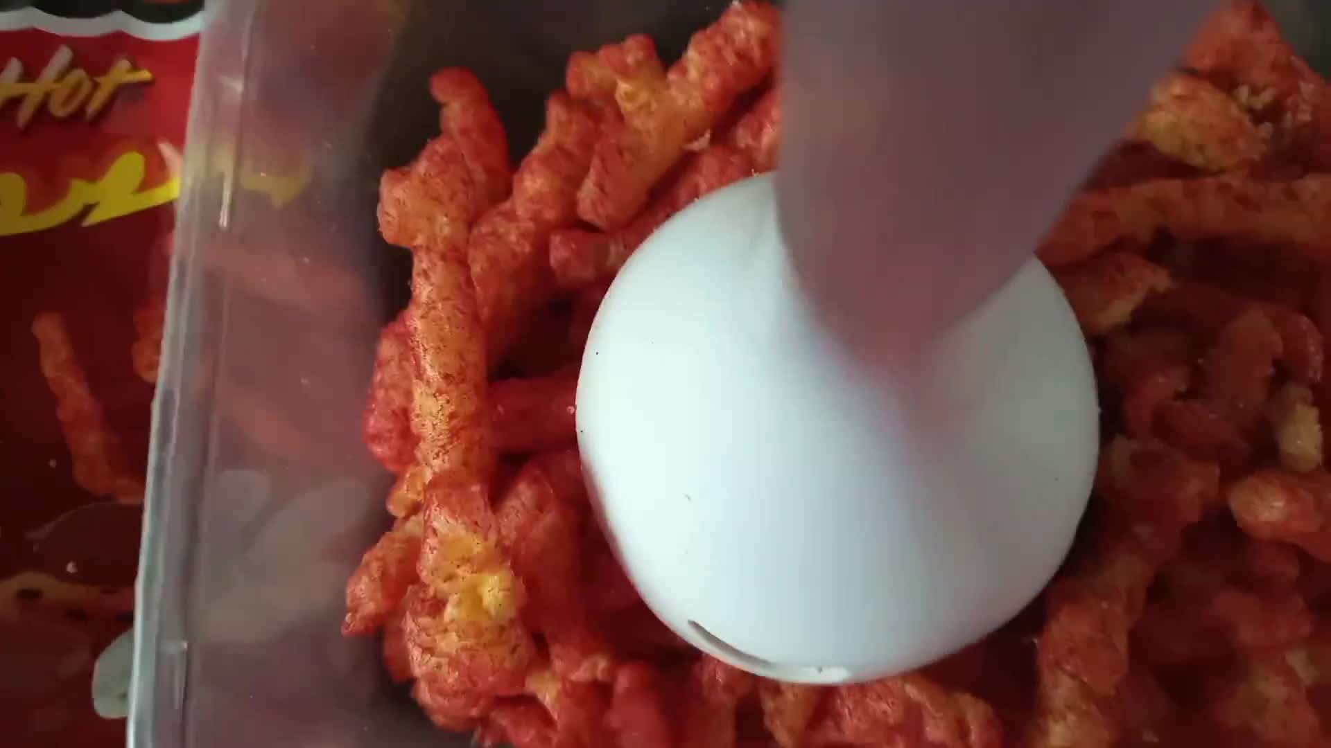 A picture of step 2 of Cheetos onion rings.