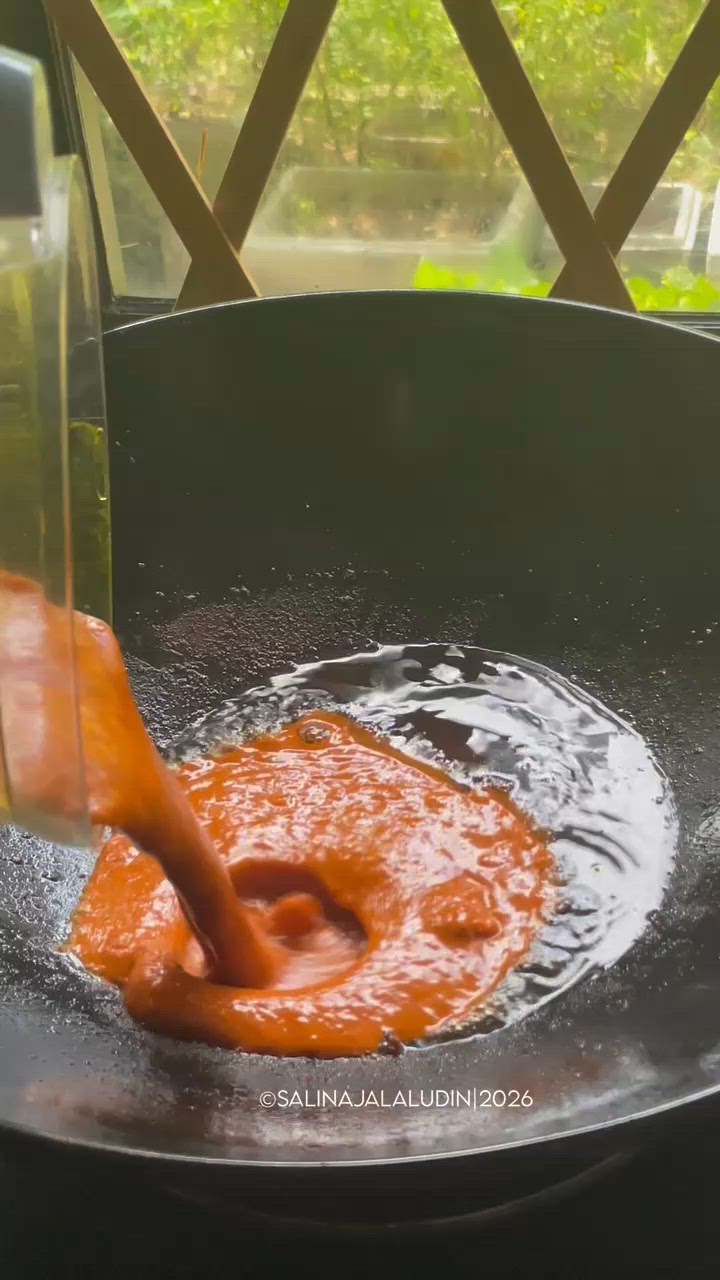Gambar langkah 3 resipi Tilapia Merah Masak Tiga Rasa.