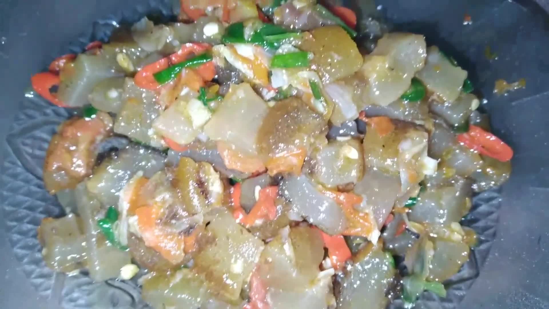 Foto langkah ke 2 dari resep Sambal Goreng Kulit Sapi.