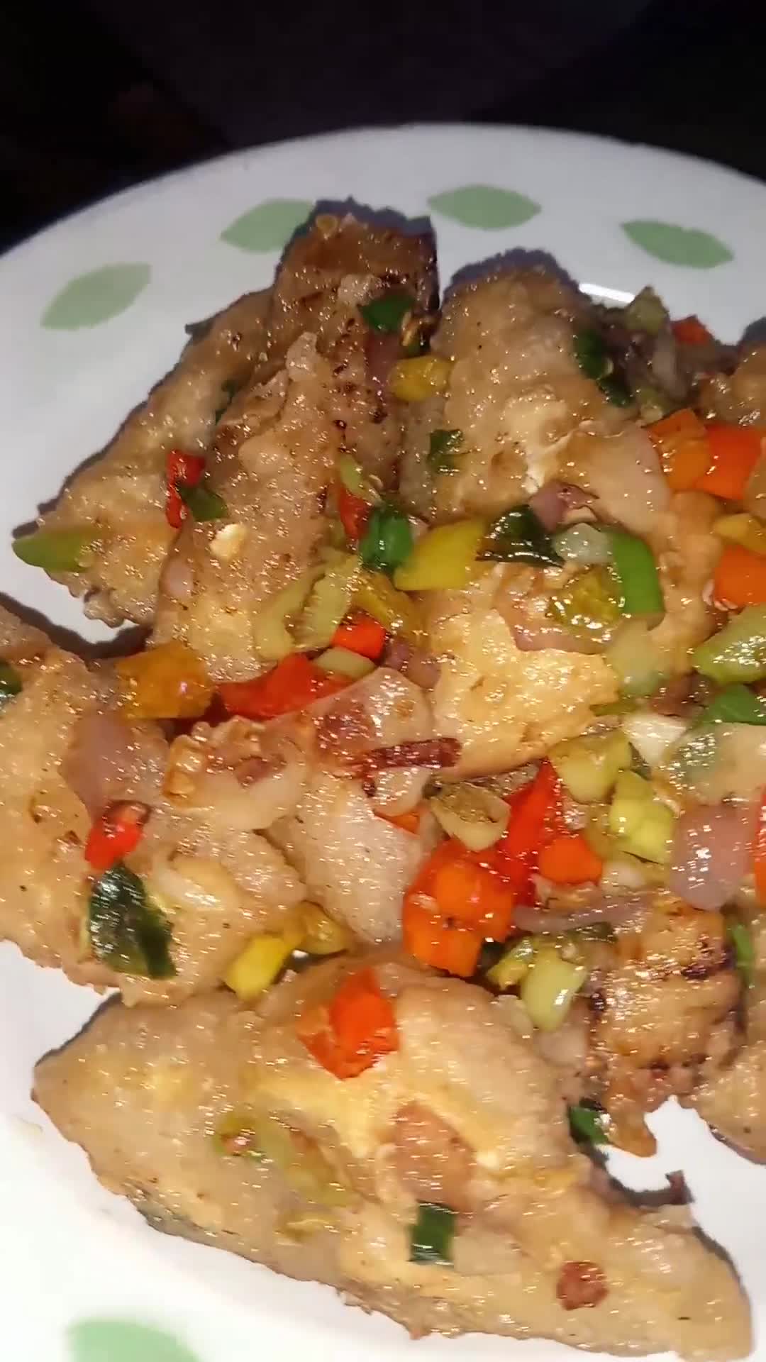 Foto langkah ke 4 dari resep Tahu Cabe Garam.
