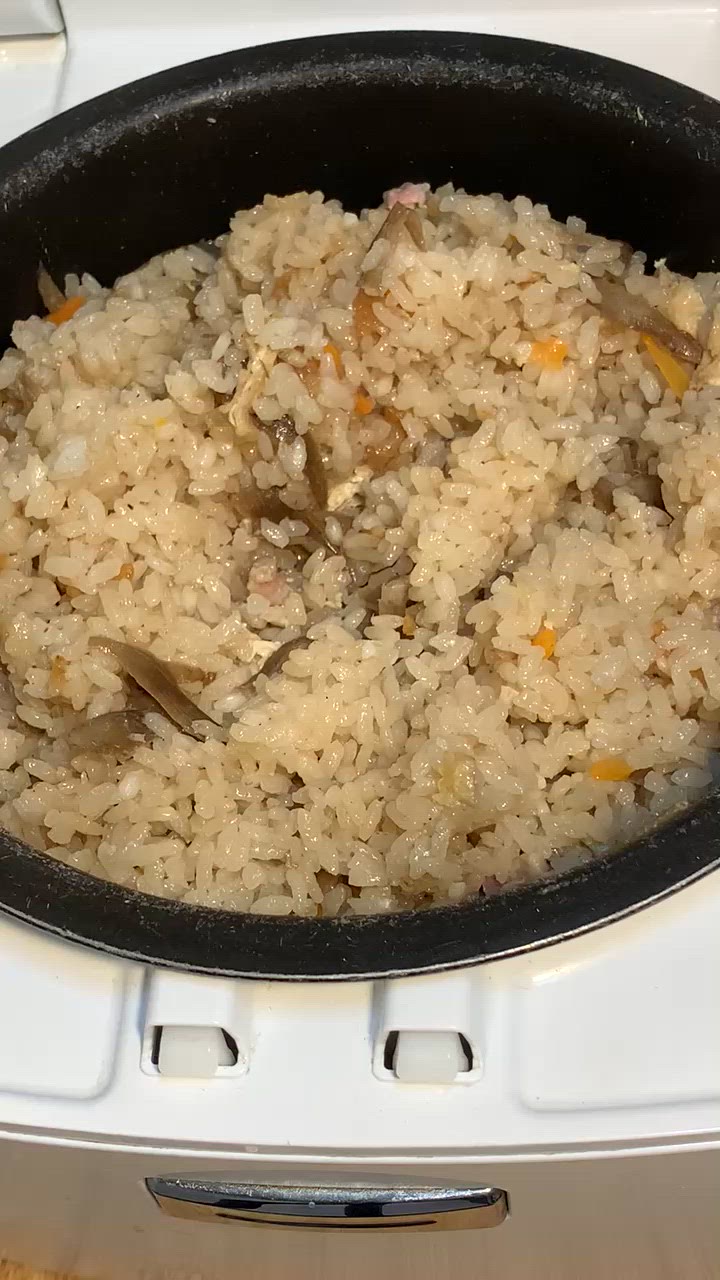 鶏ごぼう炊き込みご飯❕自家製和風だしで✨作り方6写真
