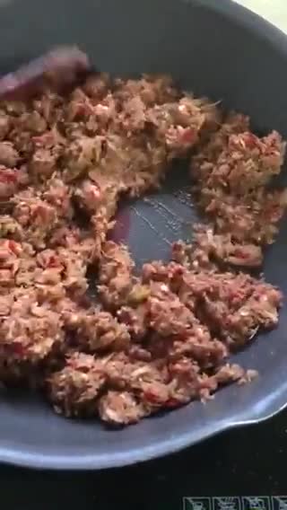 Gambar langkah 3 resipi Pes Nasi Ulam.