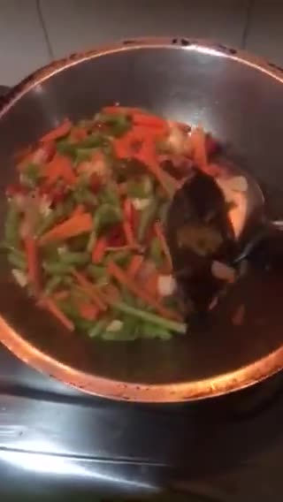 Foto langkah ke 3 dari resep Tumis Buncis Udang.