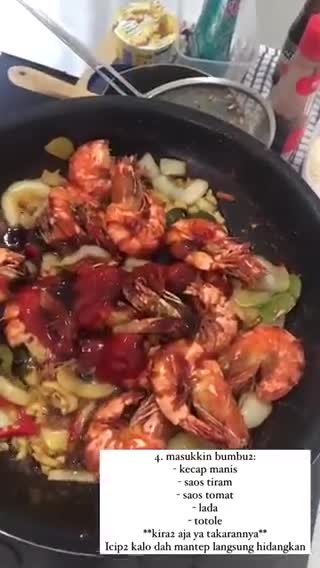 Foto langkah ke 6 dari resep Udang Goreng Mentega Tergampang Sedunia #masakanrumahan #resepmudah #resepanak.