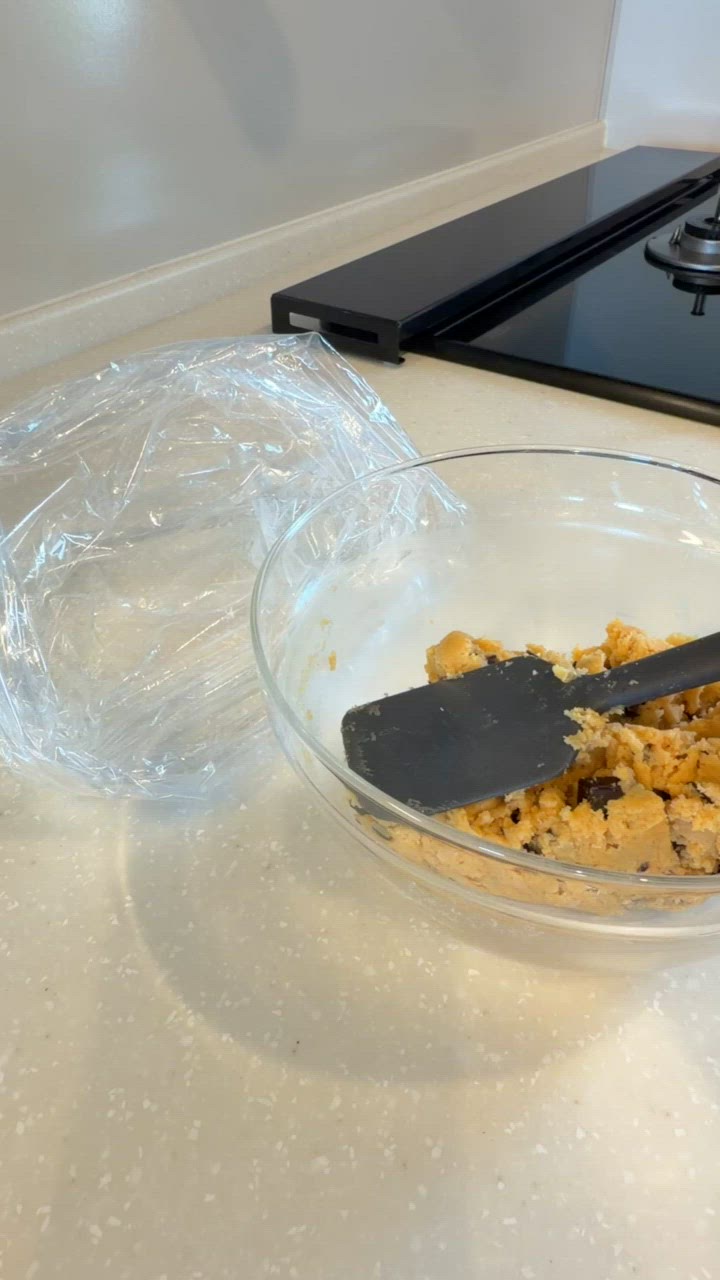 【低GI】しっとりチョコチャンククッキー作り方5写真