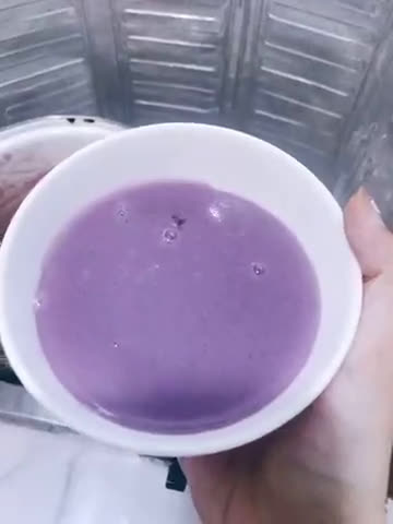 Hình bước làm 4 của món Rau câu khoai lang tím