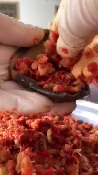 صورة لخطوة 8 من وصفة مكدوس البيتنجان