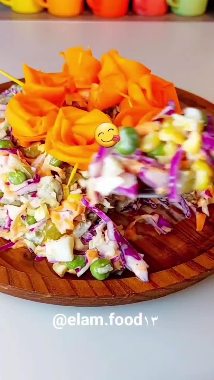 عکس مرحله 1 از دستور سالاد اندونزی متفاوت 🥰