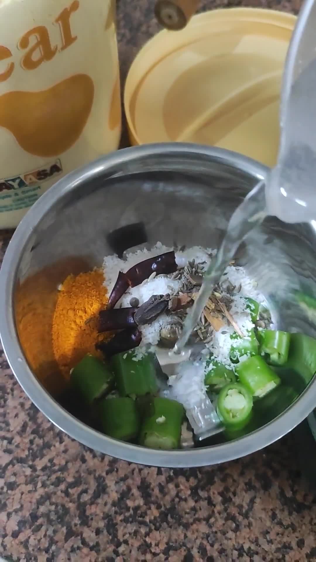 नारियल कढ़ी रेसिपी चरण 1 फोटो