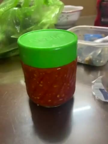 Hình bước làm 3 của món Ớt xay dấm tỏi