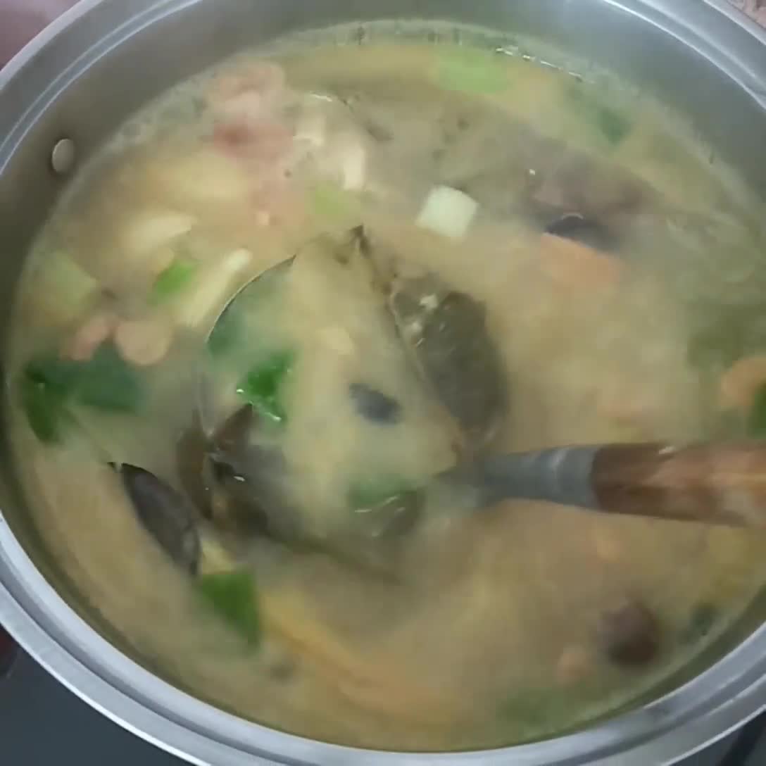 Foto langkah ke 4 dari resep Nasi Sop Ala Kutai.