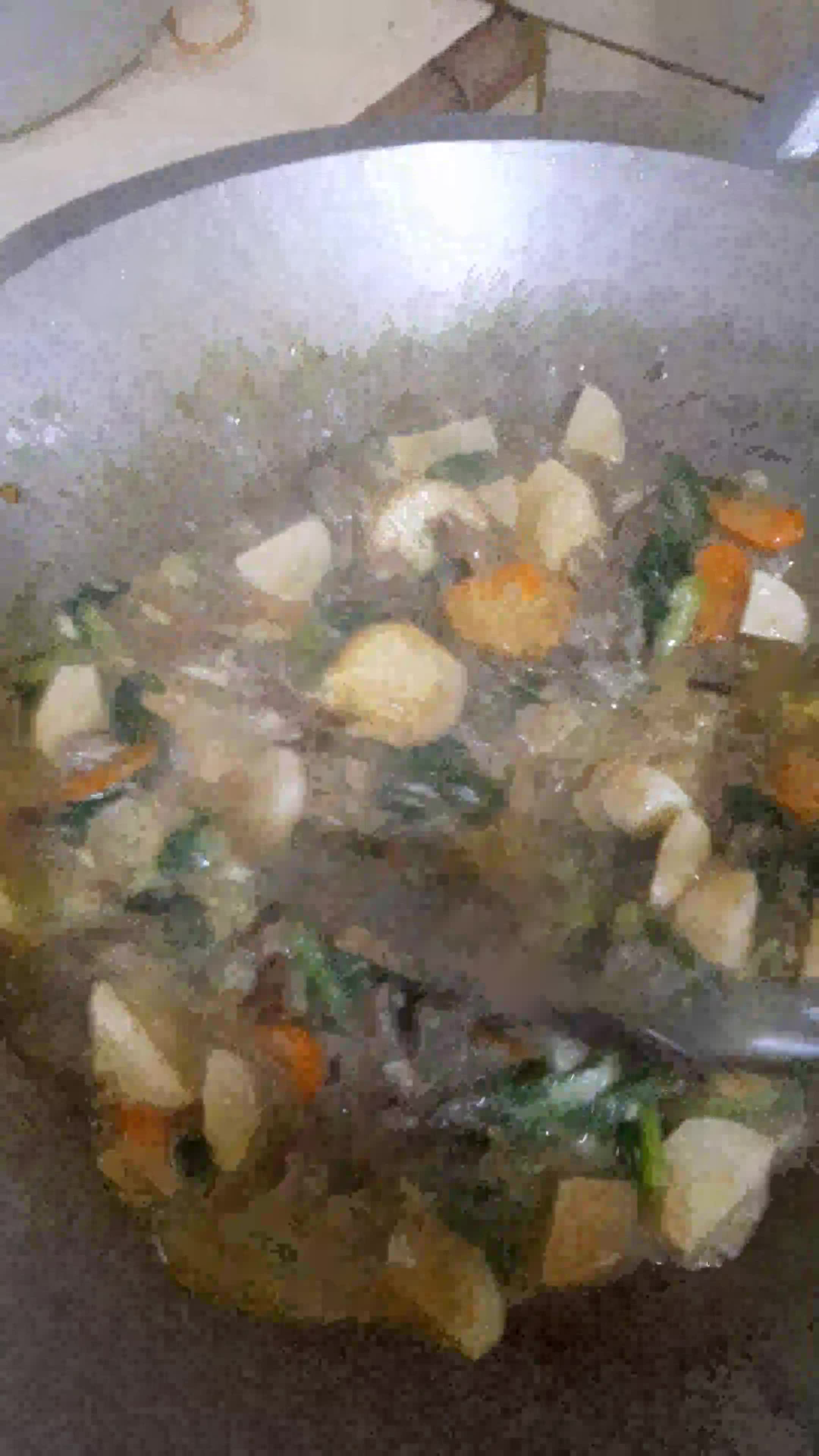 Foto langkah ke 1 dari resep Sapi Tofu Siram.