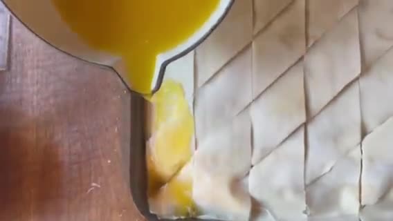 A picture of step 7 of Grandma Ema’s Baklava.