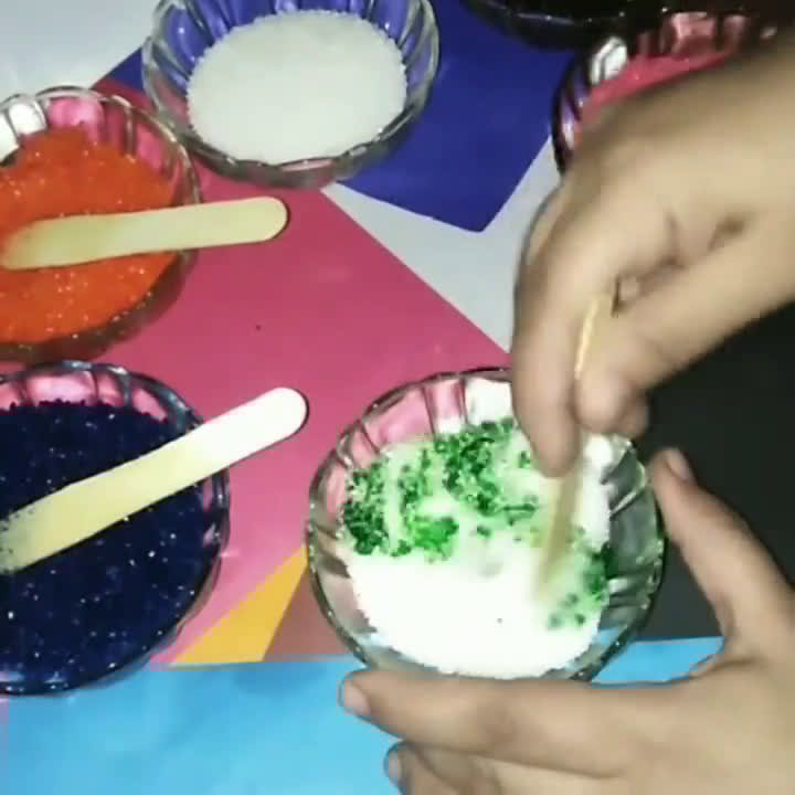 A picture of step 4 of Sanding Sugar.