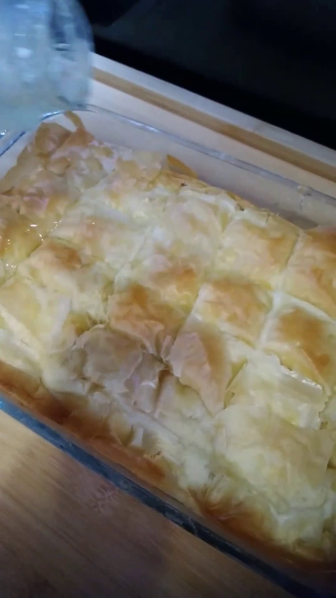 Gambar langkah 9 resipi Namurah/Cream Baklava.