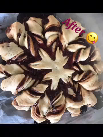 Φωτογραφία βήματος 5 της συνταγής Brioche λουλούδι με γέμιση... "περί ορέξεως..." 😋