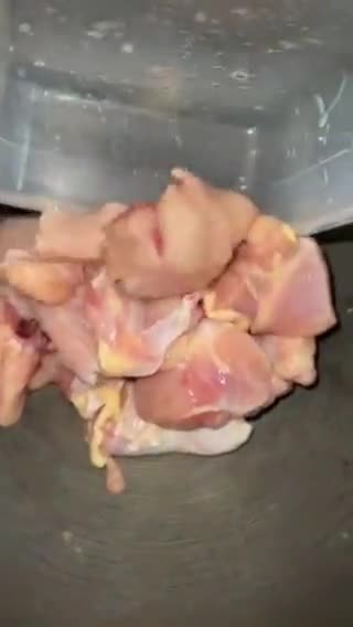 Gambar langkah 1 resipi Rendang Perak.
