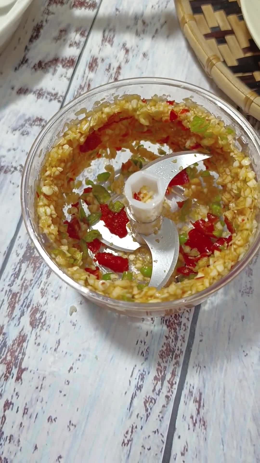 Gambar langkah 2 resipi Sotong Ala Thai.