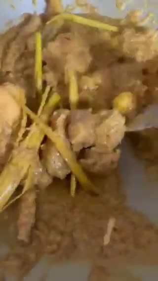 Gambar langkah 7 resipi Rendang Ayam.