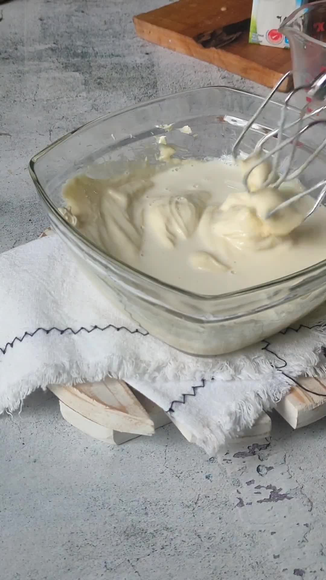 Gambar langkah 1 resipi Cheesekut Nestum.