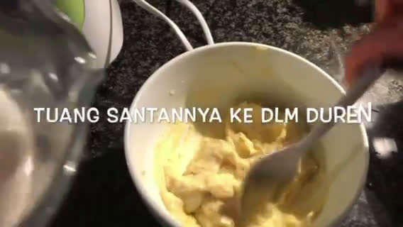 Foto langkah ke 3 dari resep Ketan Durian (fresh santan tanpa di masak).