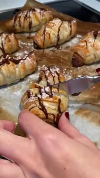 Foto del paso 4 de la receta: Croissant relleno de chocolate blanco y Oreo