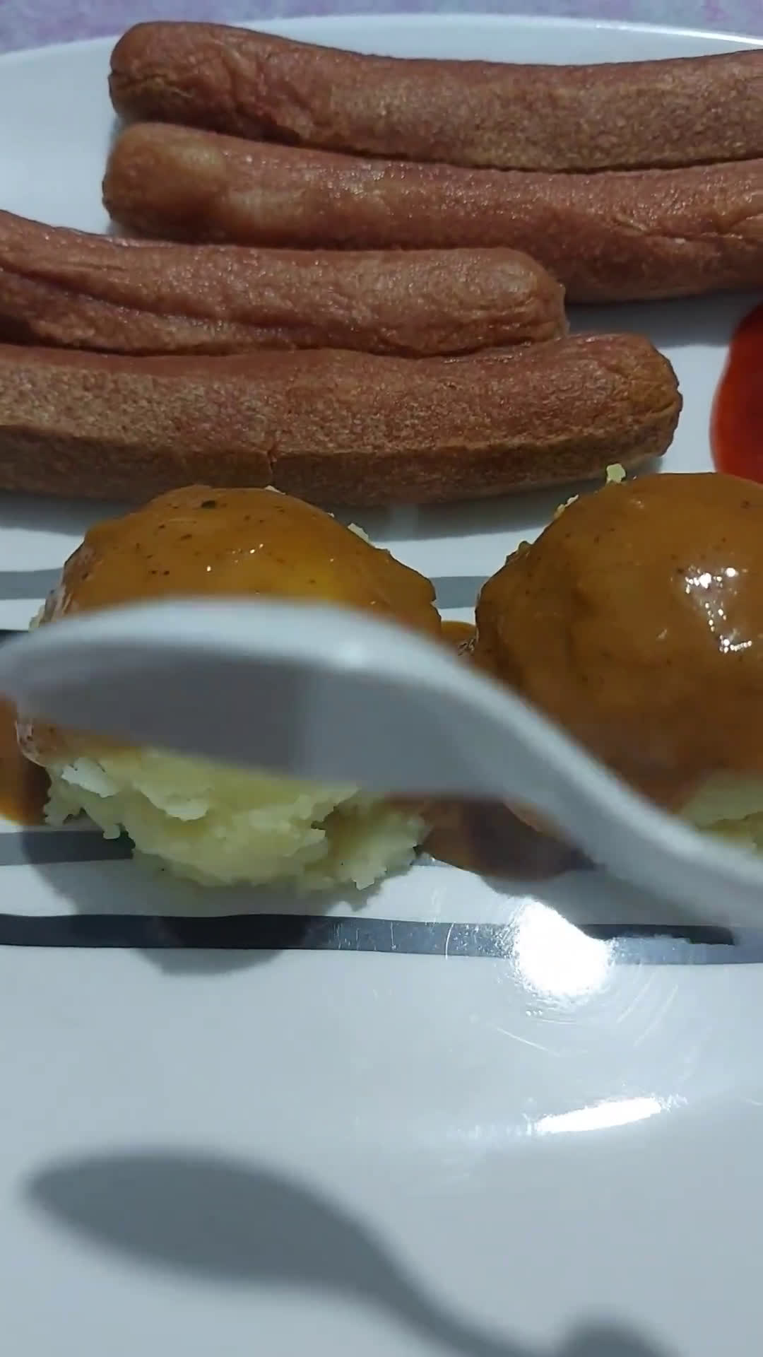 Gambar langkah 12 resipi Mashed potato ala² kfc.