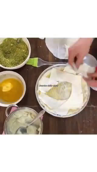 صورة لخطوة 3 من وصفة بقلاوە علی طریقتي