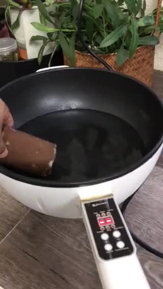 Gambar langkah 2 resipi Sagu Gula Melaka Susu Cair.