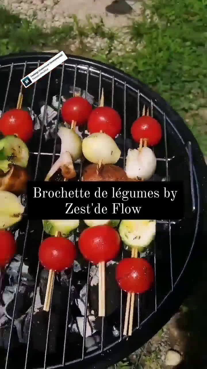 Une image de l'étape 6 de 🍡Brochettes de légumes pour cuisson Barbecue ou au Four.