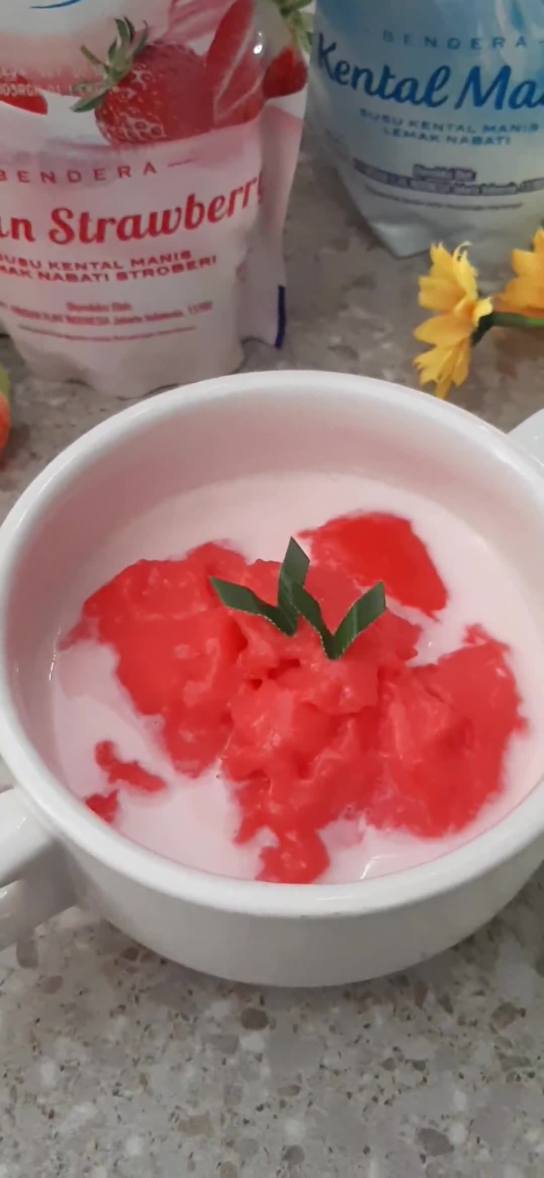 Foto langkah ke 6 dari resep Bubur Sumsum Vla Susu.