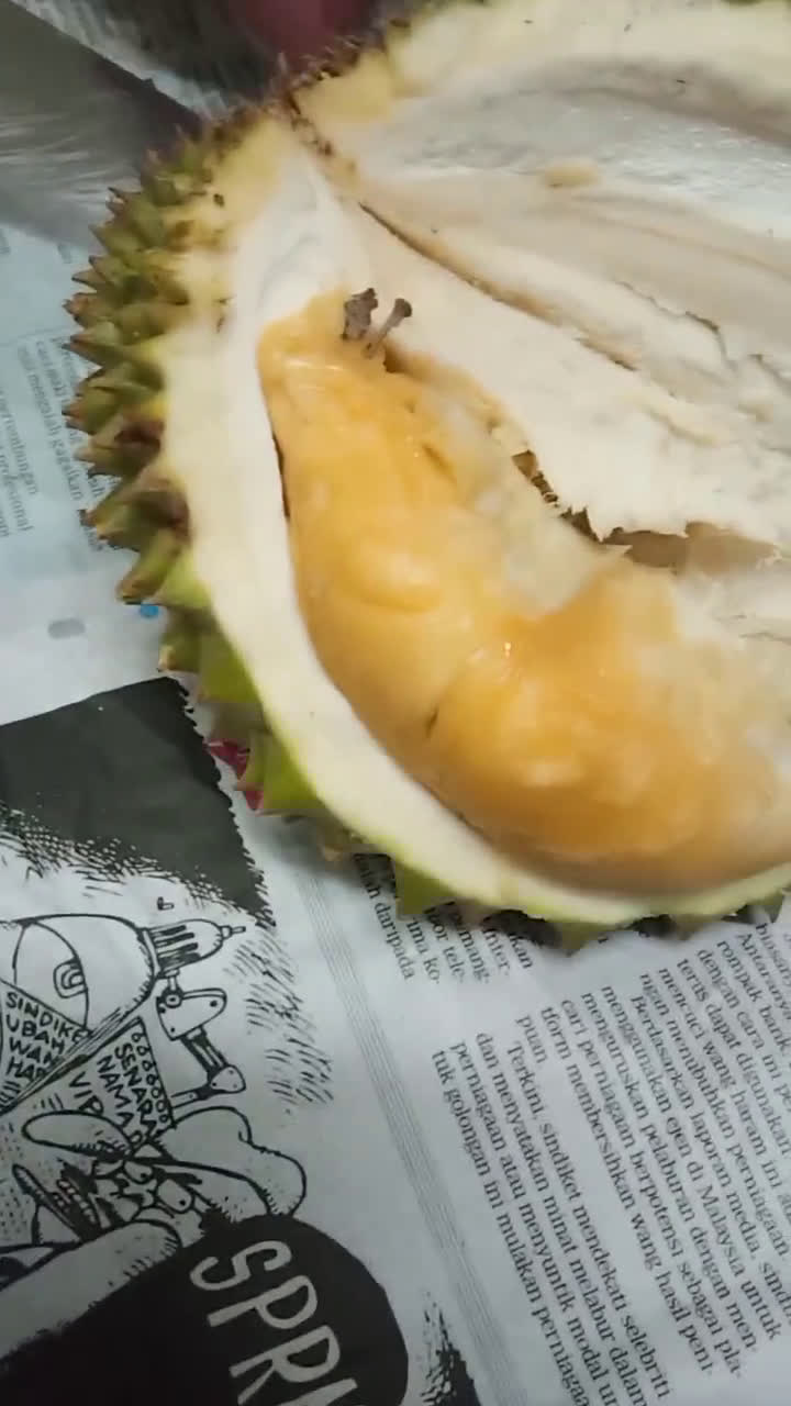 Gambar langkah 1 resipi Serawa Durian.
