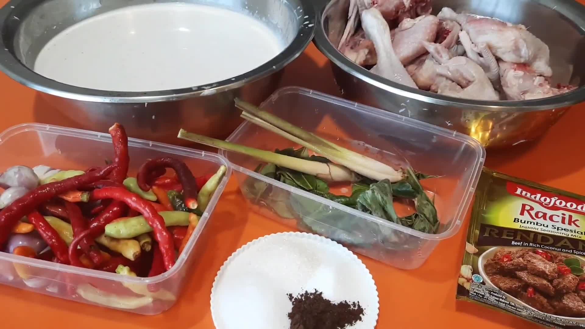 Foto langkah ke 1 dari resep 💕RENDANG AYAM BUMBU PRAKTIS.