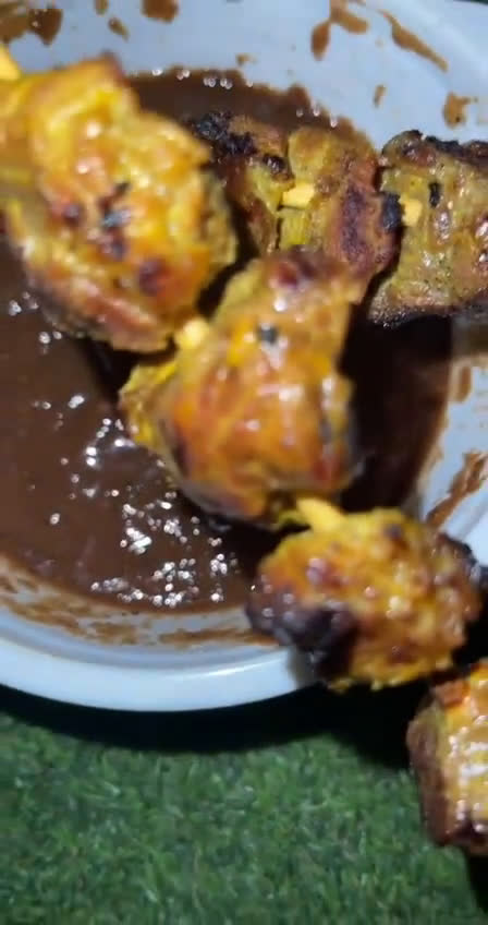 صورة لخطوة 3 من وصفة مشاكيك لحم على الفحم 🍢