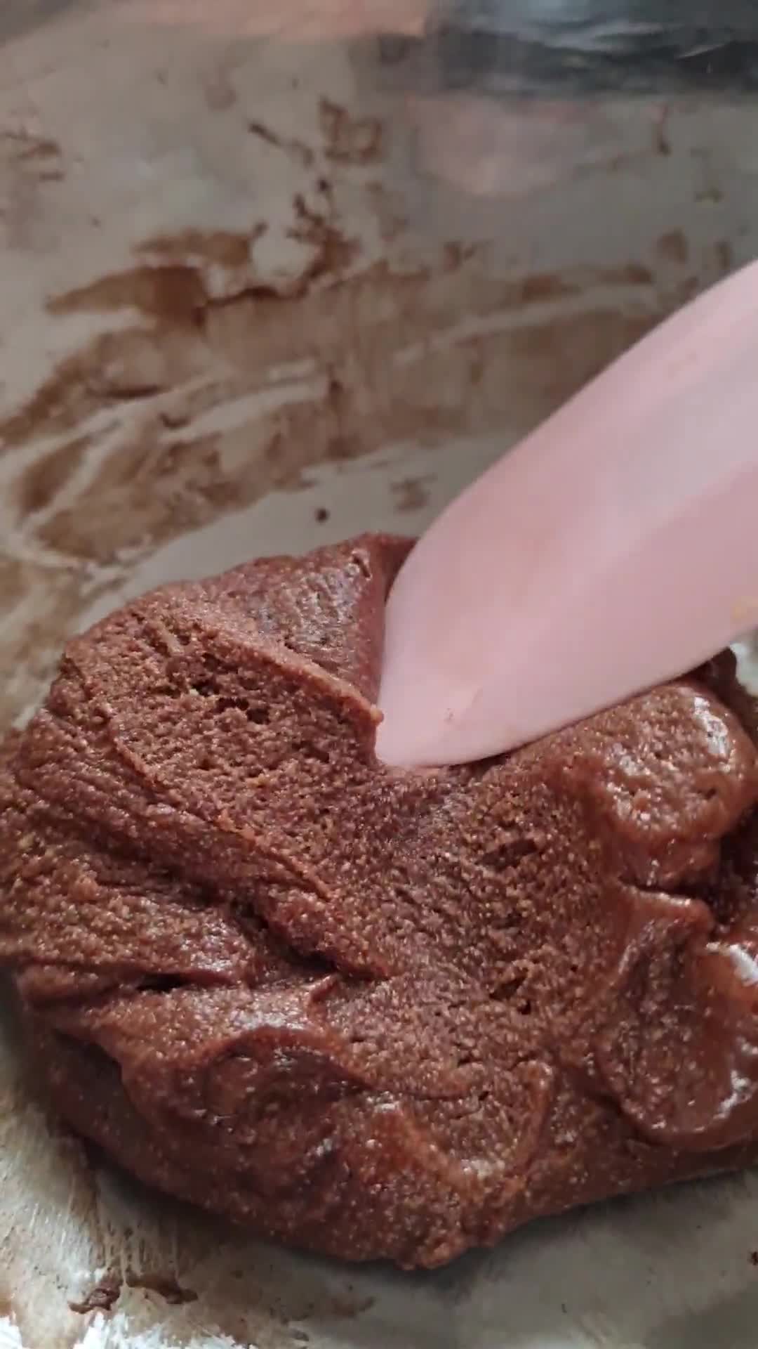 Foto del paso 3 de la receta: Postre/turrón inspirado en Mantecol® 🎅 Postre de maní y miel, marmolado con cacao y sin cocción 🎅
