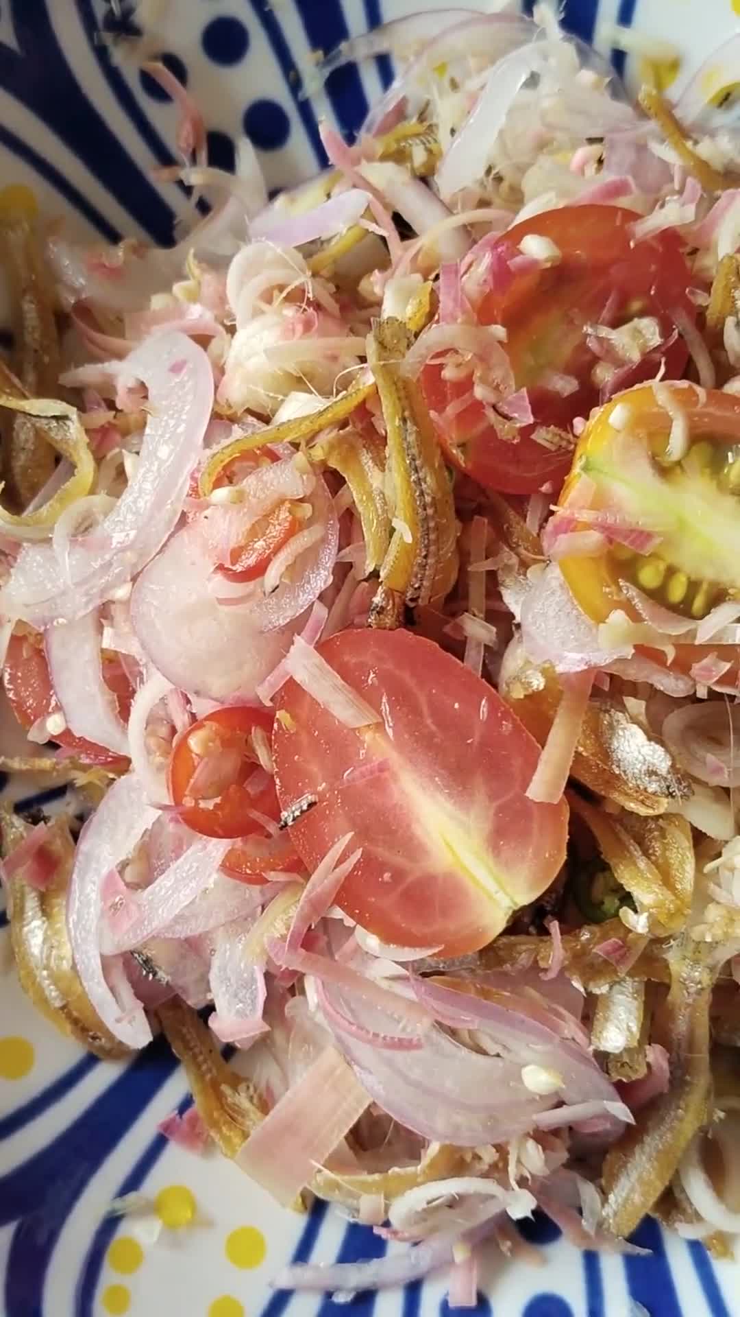 Gambar langkah 4 resipi Kerabu bunga kantan.