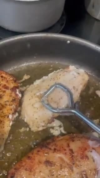 A picture of step 1 of Chicken breast with green salad.