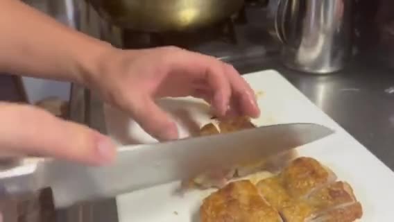 とーちゃんのローストチキンのパスタ作り方4写真