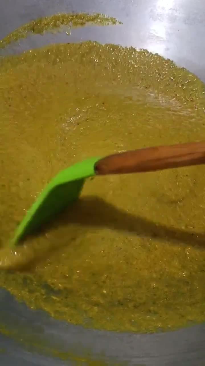 Gambar langkah 3 resipi Rendang Ayam Cili Padi.