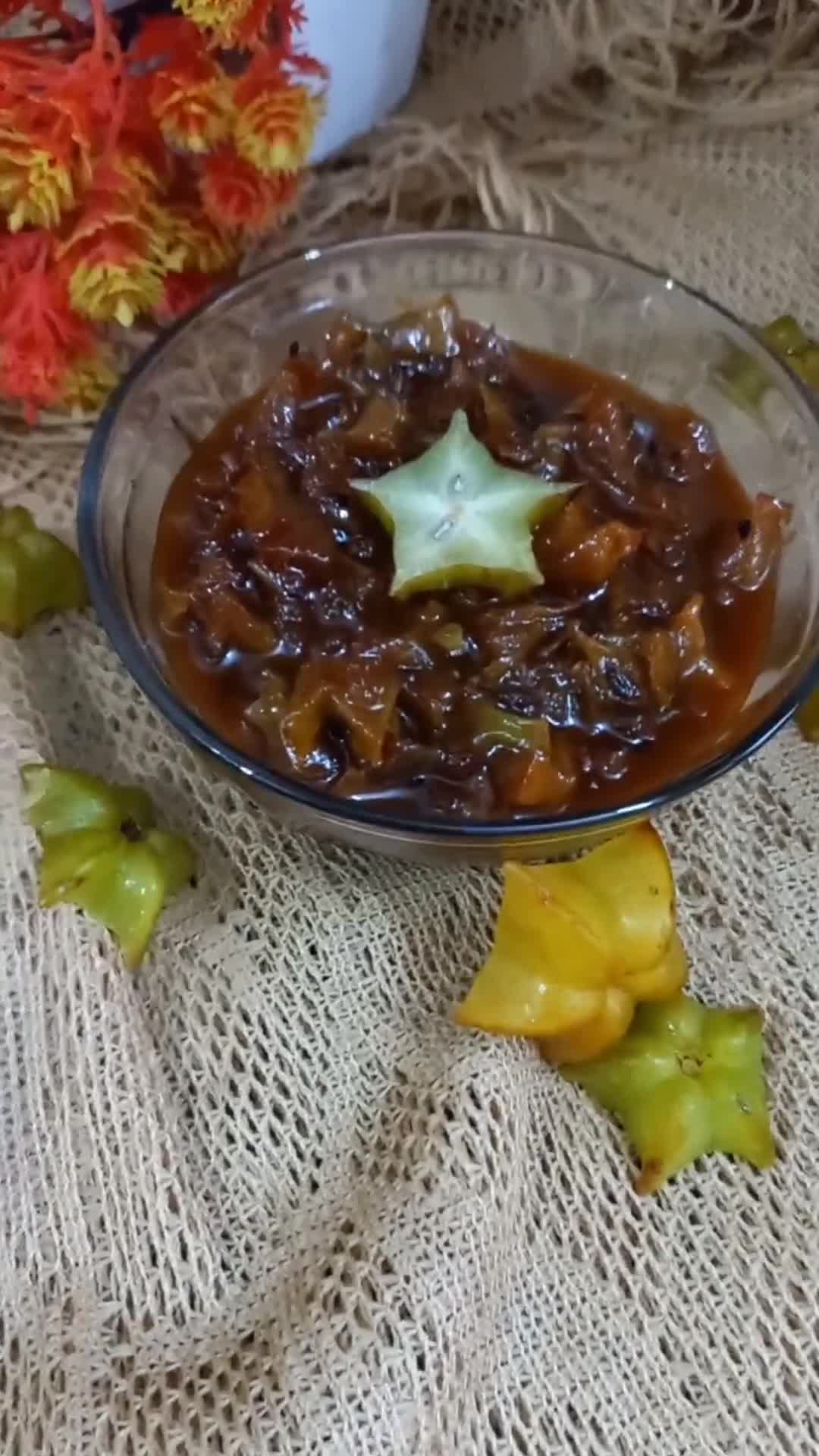 कमरख {स्टारफ्रूट}की लौंजी (Kamrakh {Starfruit} ki Launji recipe in hindi) रेसिपी चरण 7 फोटो