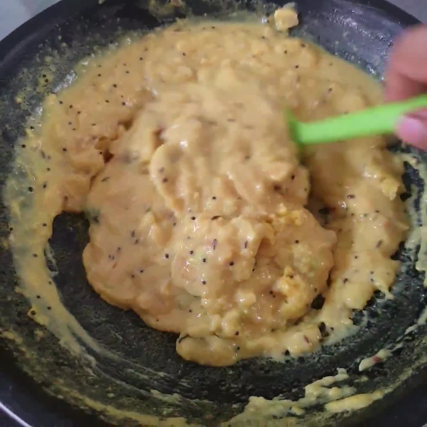 પીઠલા (Pithla recipe in Gujarati) રેસીપી સ્ટેપ9ફોટો